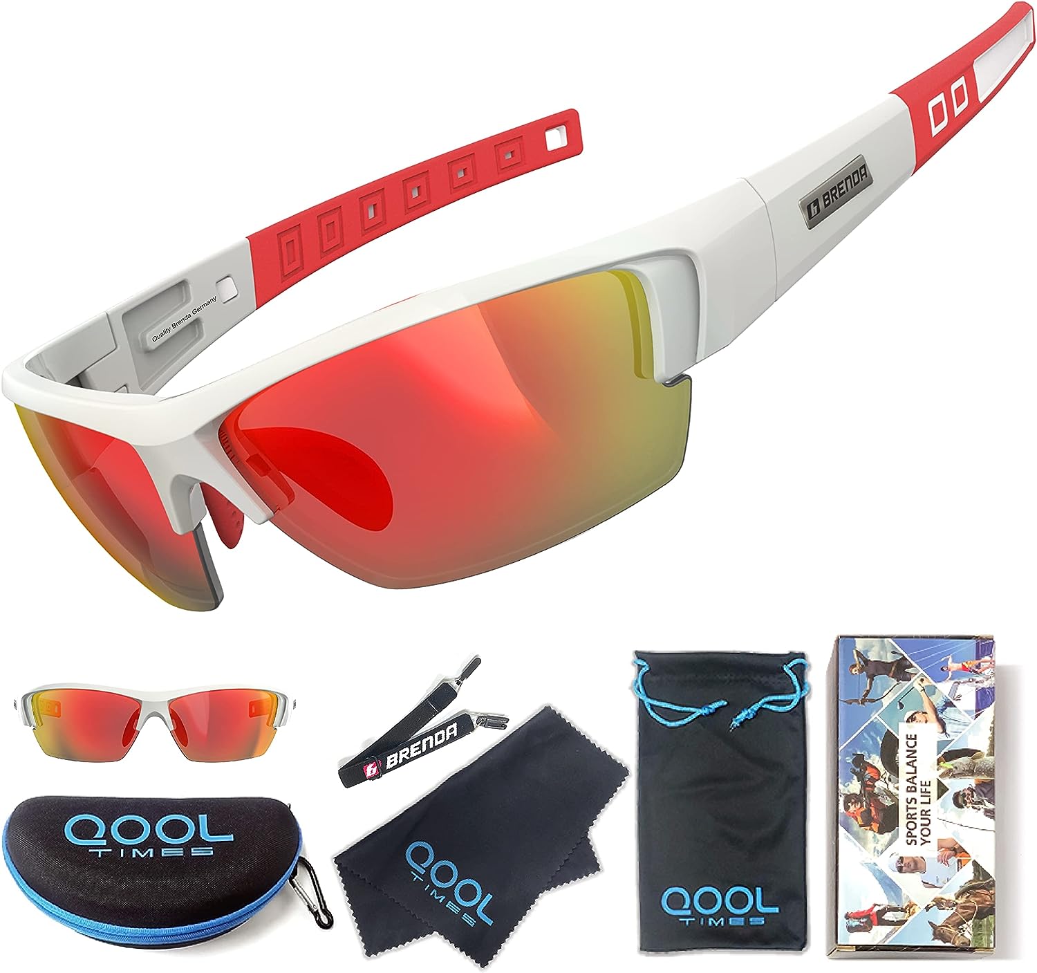 Living out your Qool Time ! Polarized Fish Sunglasses for Men