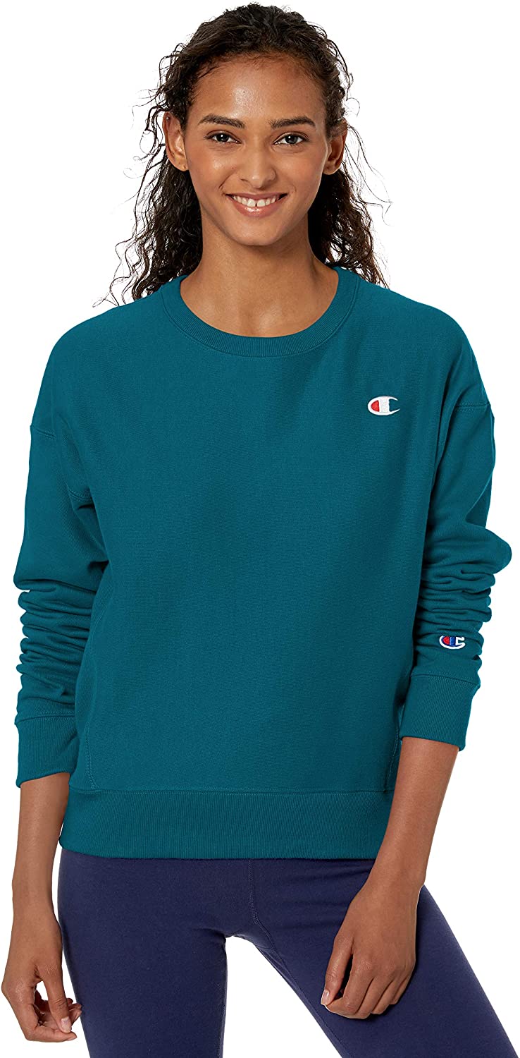 champion life women's reverse weave crew