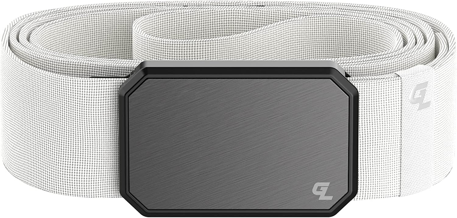 Groove Life Groove Belt Men's Stretch Nylon Belt with Magnetic Aluminum Buckle, Lifetime Coverage