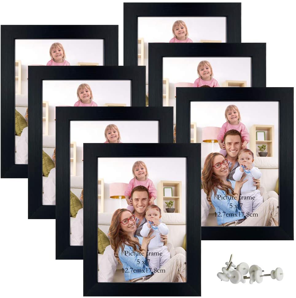 2 Giftgarden 8x10 Picture Frame Multi Photo Frames Set Wall Tabletop Display, 