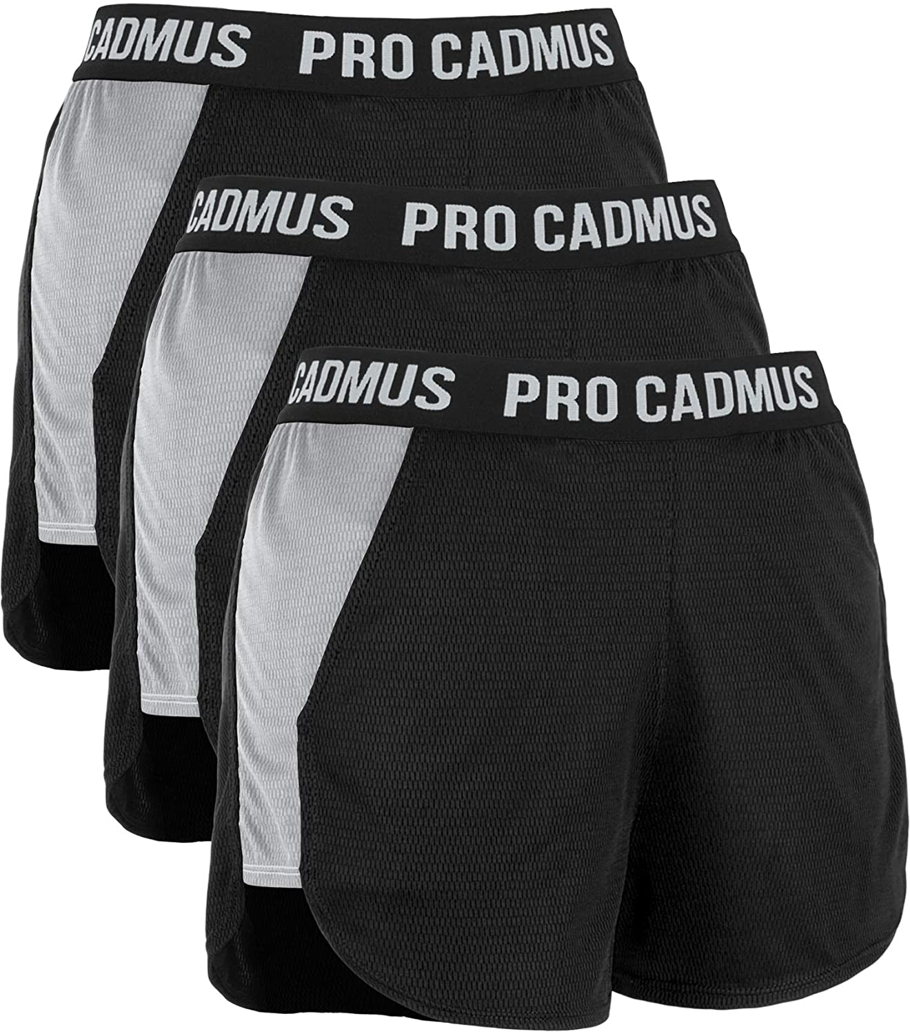 CADMUS Women's Mesh Leisure Running Shorts w Pockets 