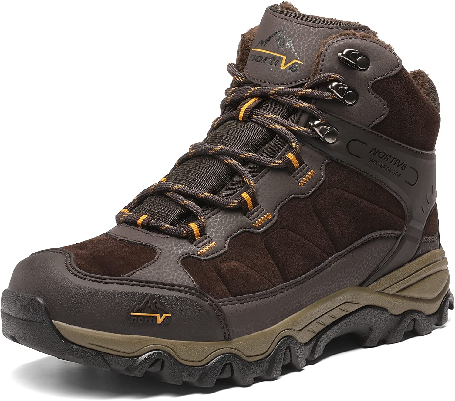 NORTIV 8 Men's Waterproof Hiking Boots Outdoor Mid Trekking Backpacking  Mountaineering Shoes : : Clothing, Shoes & Accessories
