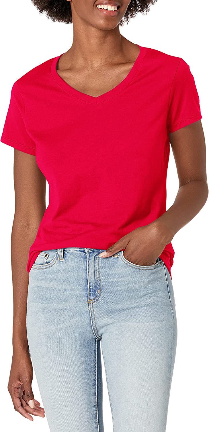 Hanes Women's X-Temp V-Neck T-Shirt