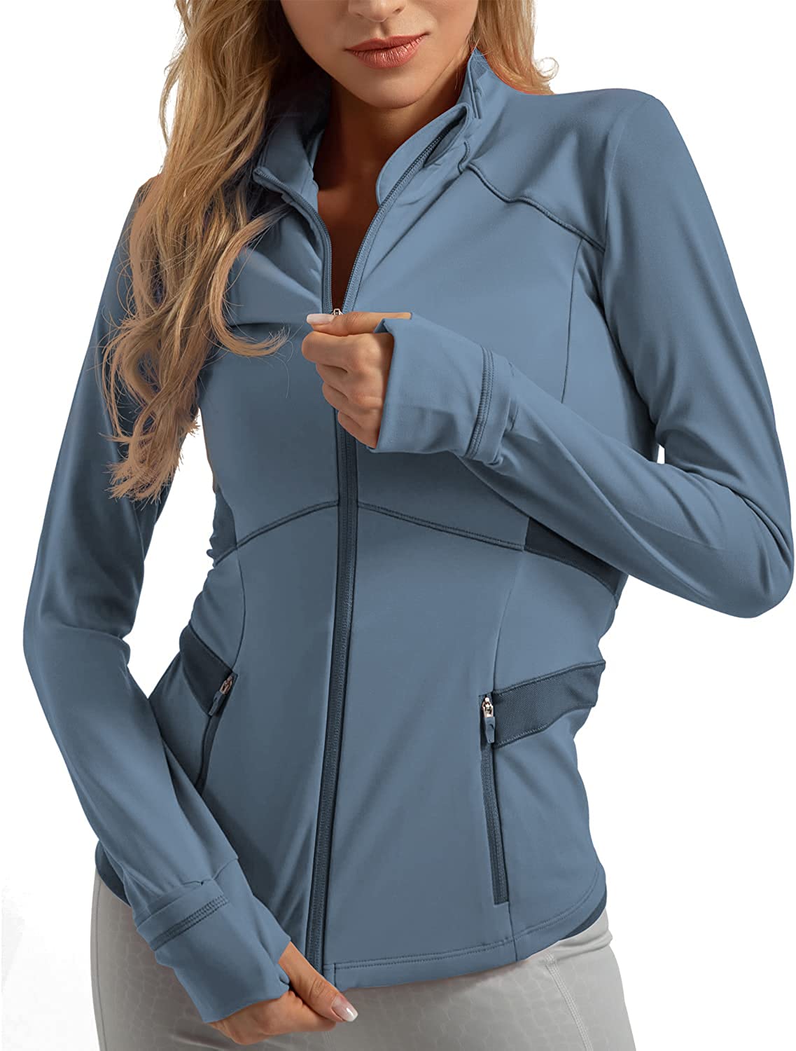 QUEENIEKE Women's Sports Jacket Slim Fit Running Jacket Cottony-Soft  Handfeel 60 | eBay