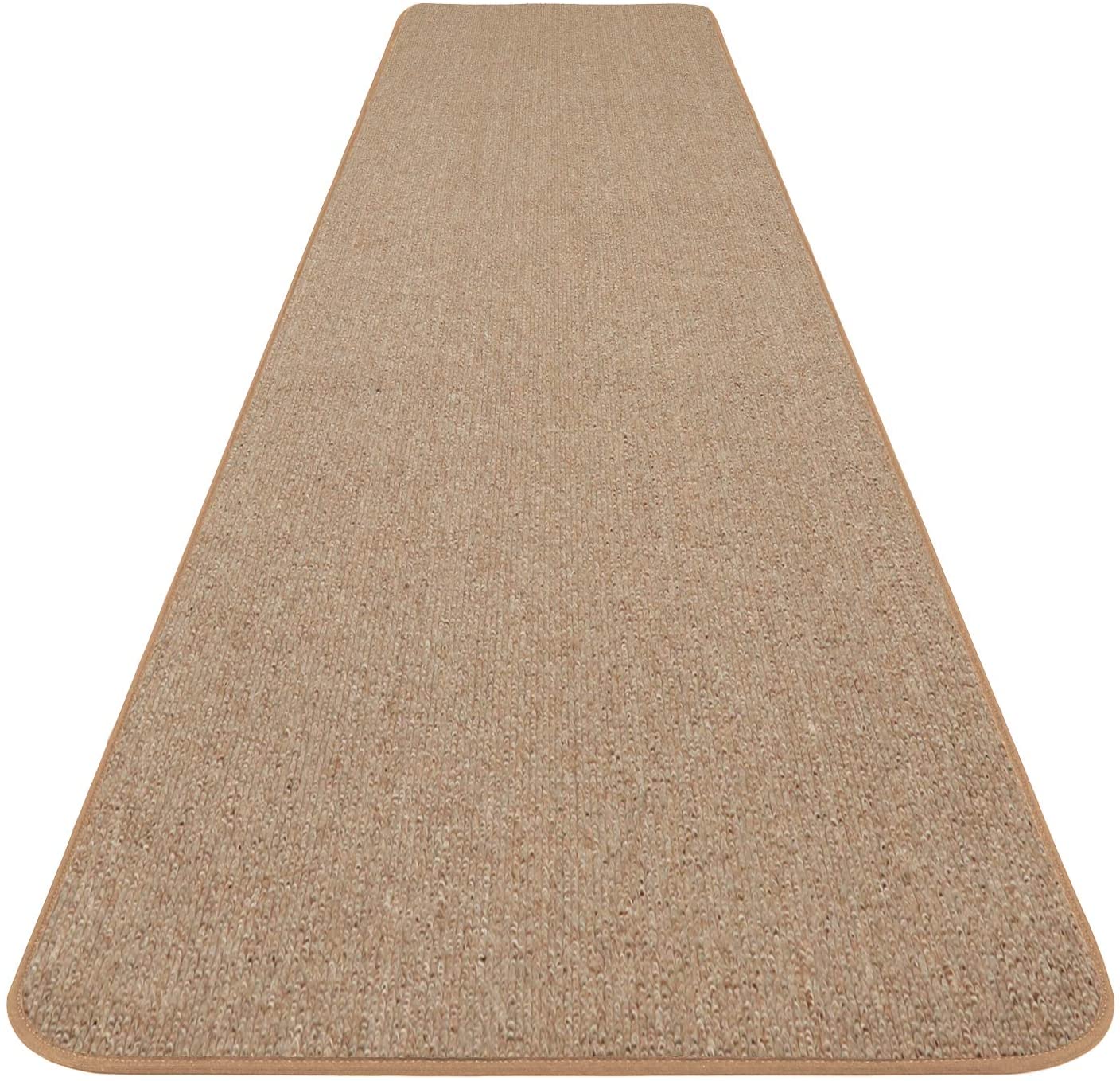 House, Home and More Skid-Resistant Carpet Indoor Area Rug Floor Mat - Praline Brown - 2 Feet x 3 Feet