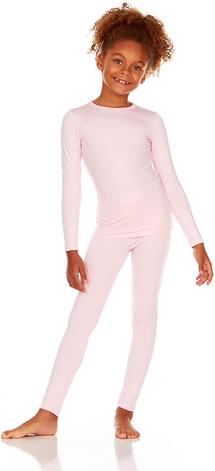 Thermajane Thermal Top & Set for Women Size S Baby Pink, White at