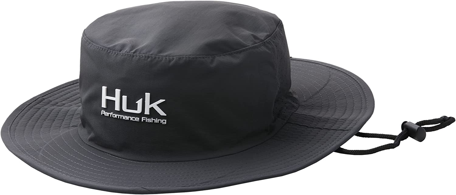 HUK Men's Boonie Wide Brim Fishing Hat UPF 30+ Sun Protection