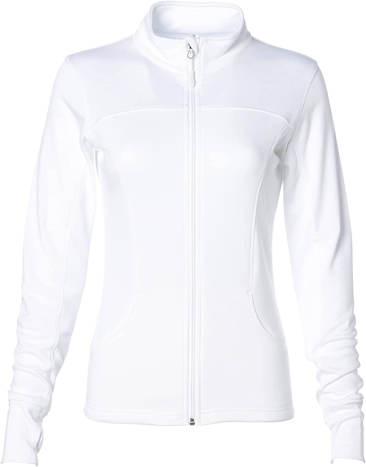 Global Blank Athletic Workout Jackets for Women, Full Zip-Up Jacket for  Running, | eBay