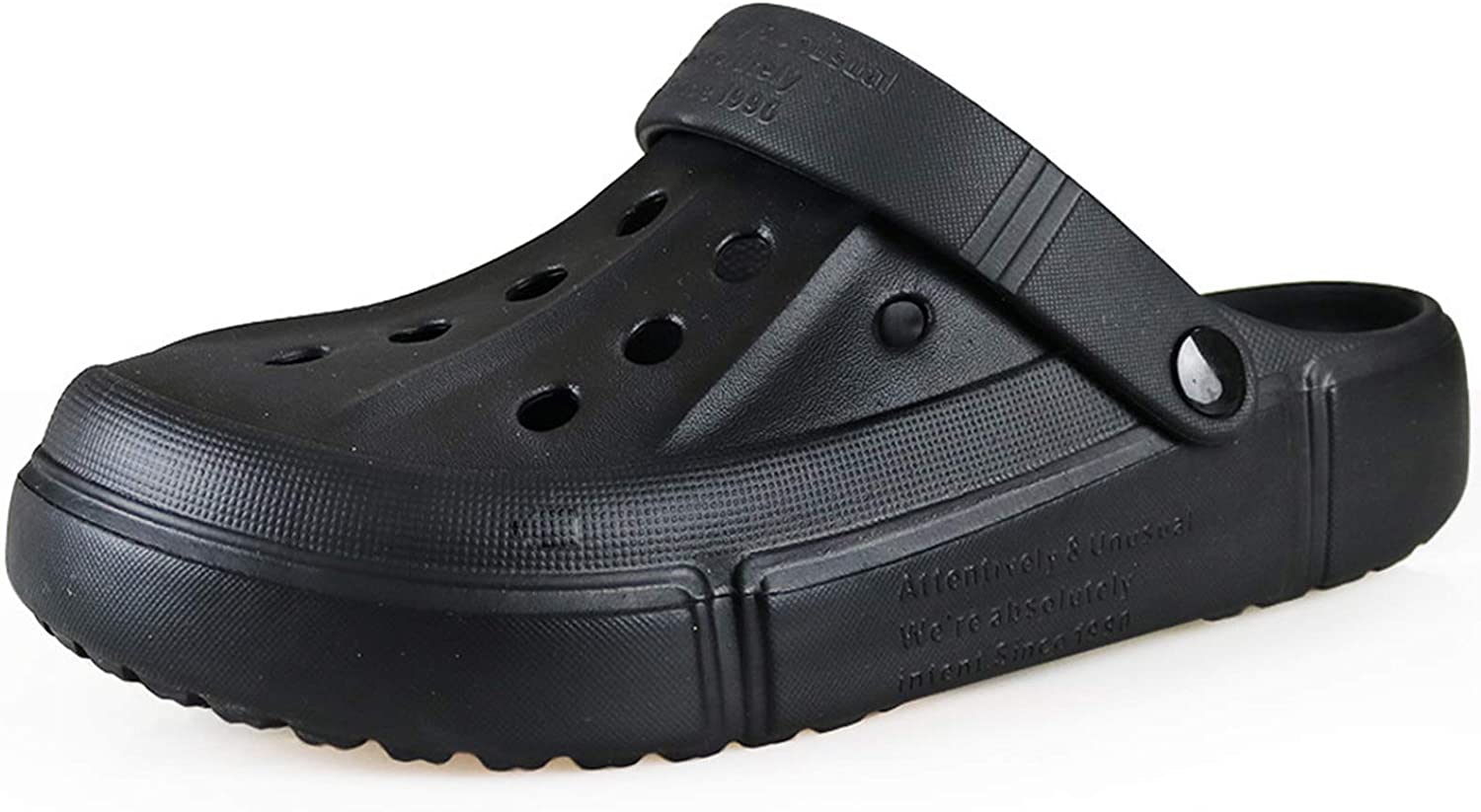 FZUU Mens Women Breathable Garden Clogs Comfortable Slip On Beach Sandals Lightweight Slippers Water Shoes 
