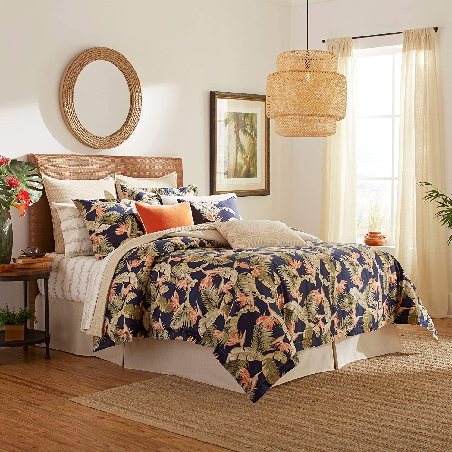 tommy bahama blue abalone comforter set