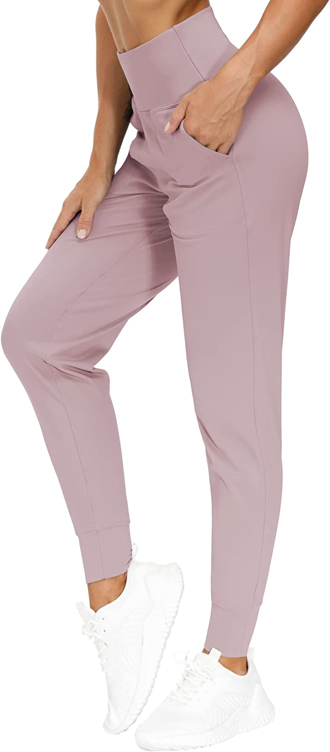 THE GYM PEOPLE Women's Joggers Pants Lightweight Athletic Leggings Tapered  Loung