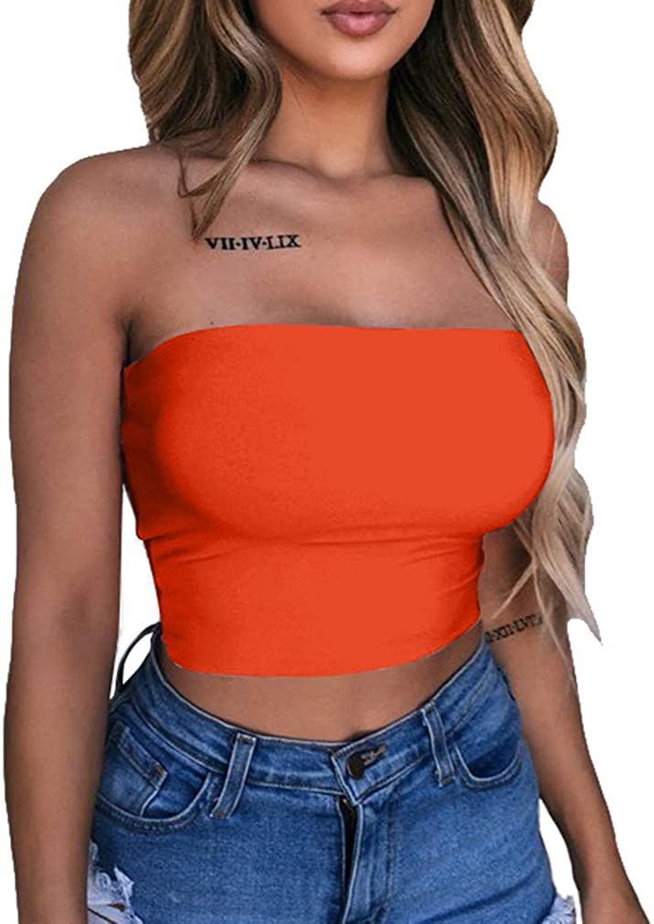 Buy LAGSHIAN Women's Sexy Crop Top Sleeveless Stretchy Solid