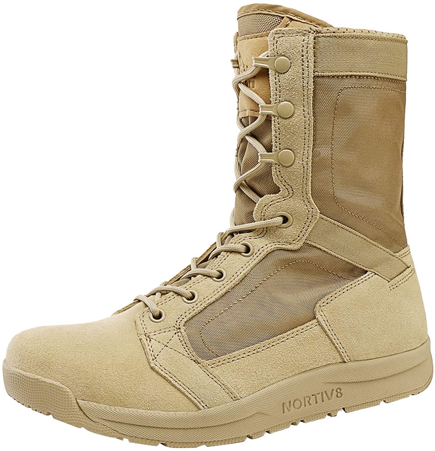 NORTIV 8 Men's Military Tactical Boots Lightweight Jungle Boots 