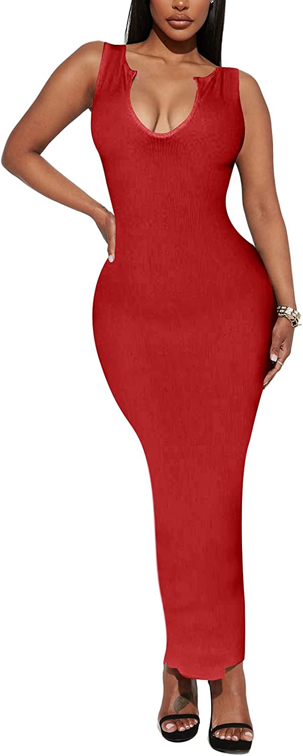 Bodycon maxi clearance dress casual