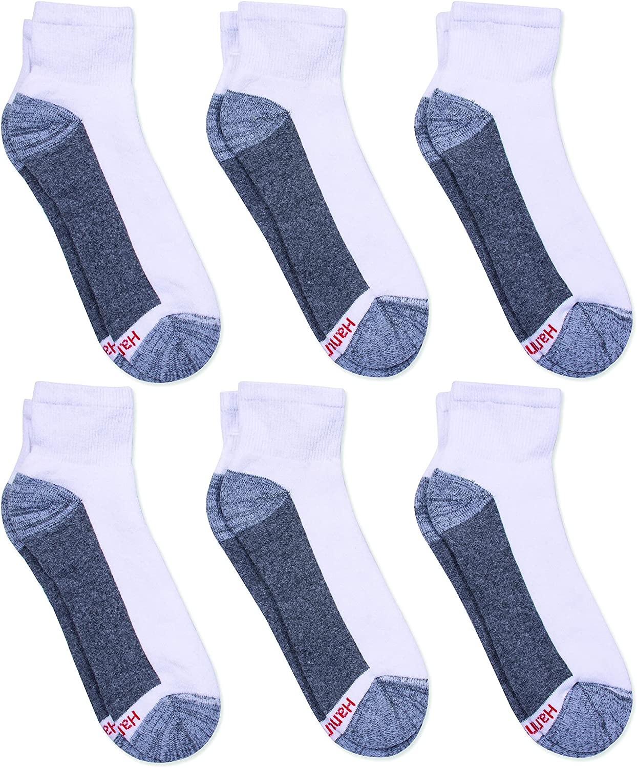 hanes max cushion ankle socks