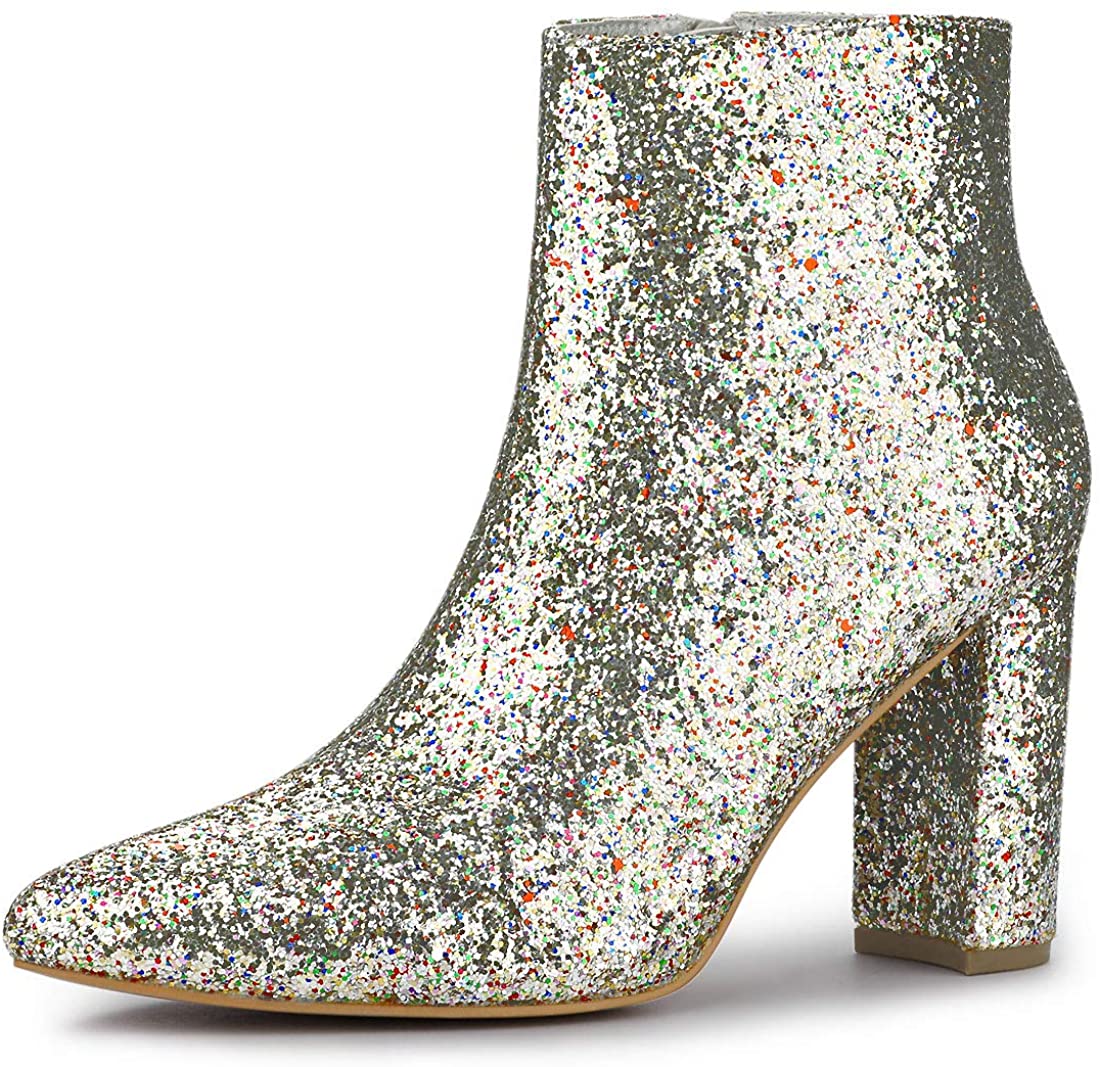 sparkly short boots