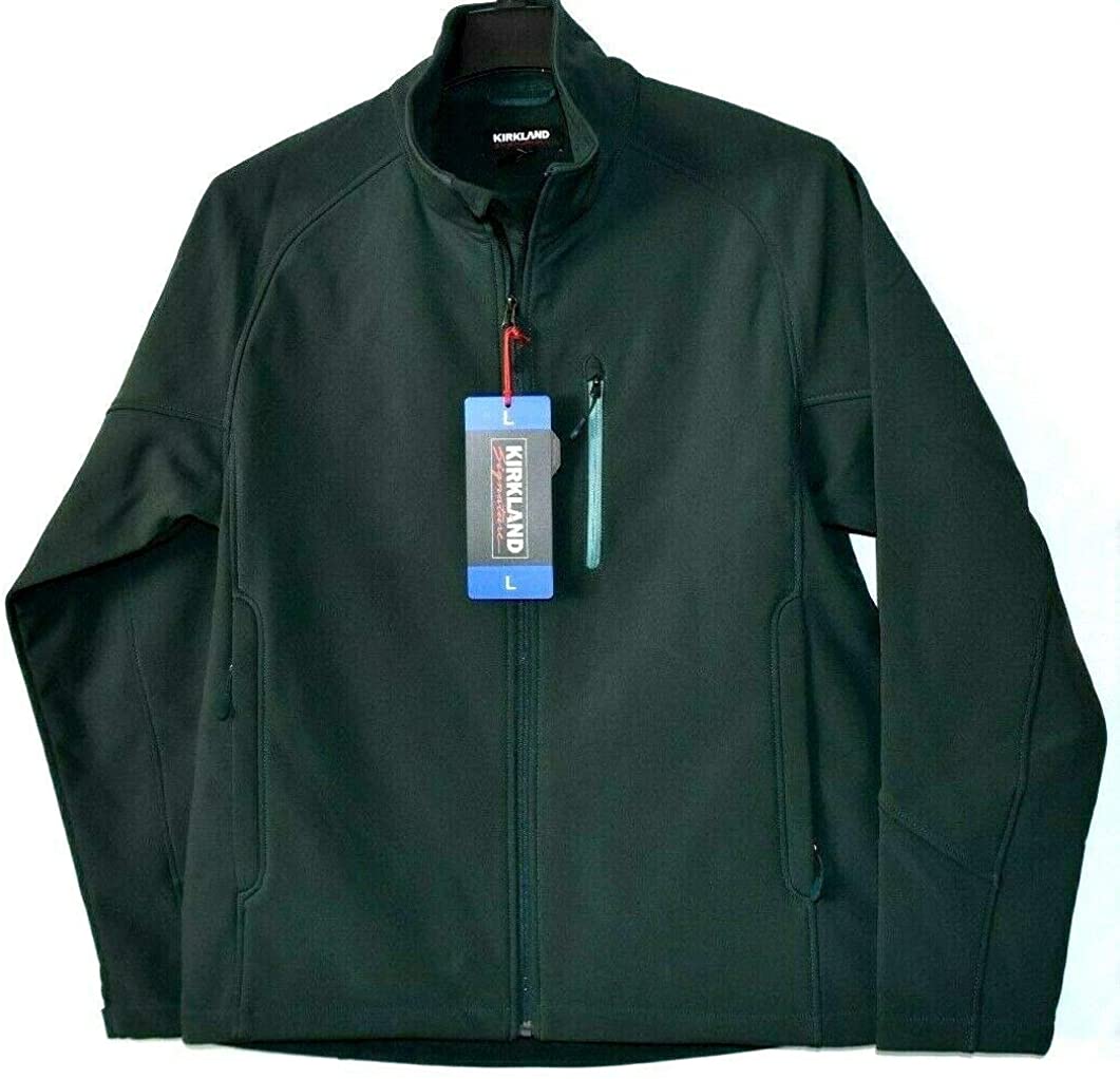 Kirkland Signature Mens Softshell 3-Layer Water Resistance Jacket