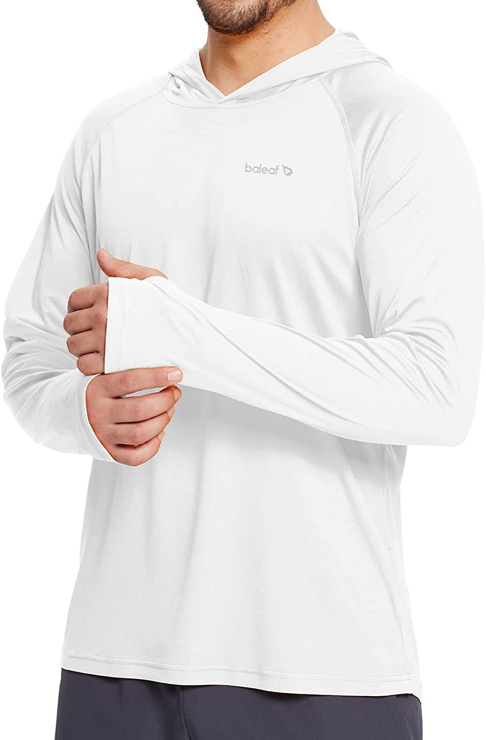 BALEAF Men's Sun Protection Shirts UV SPF T-Shirts 1/4 Zip Pullover UPF 50+  Long 691166452088