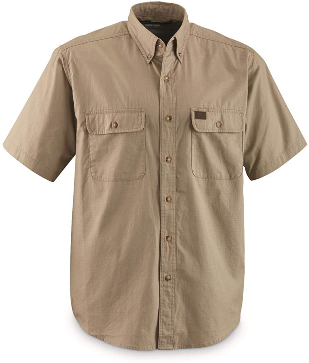 Wrangler Riggs Workwear Men's Foreman Short Sleeve Ripstop Work Shirt | eBay