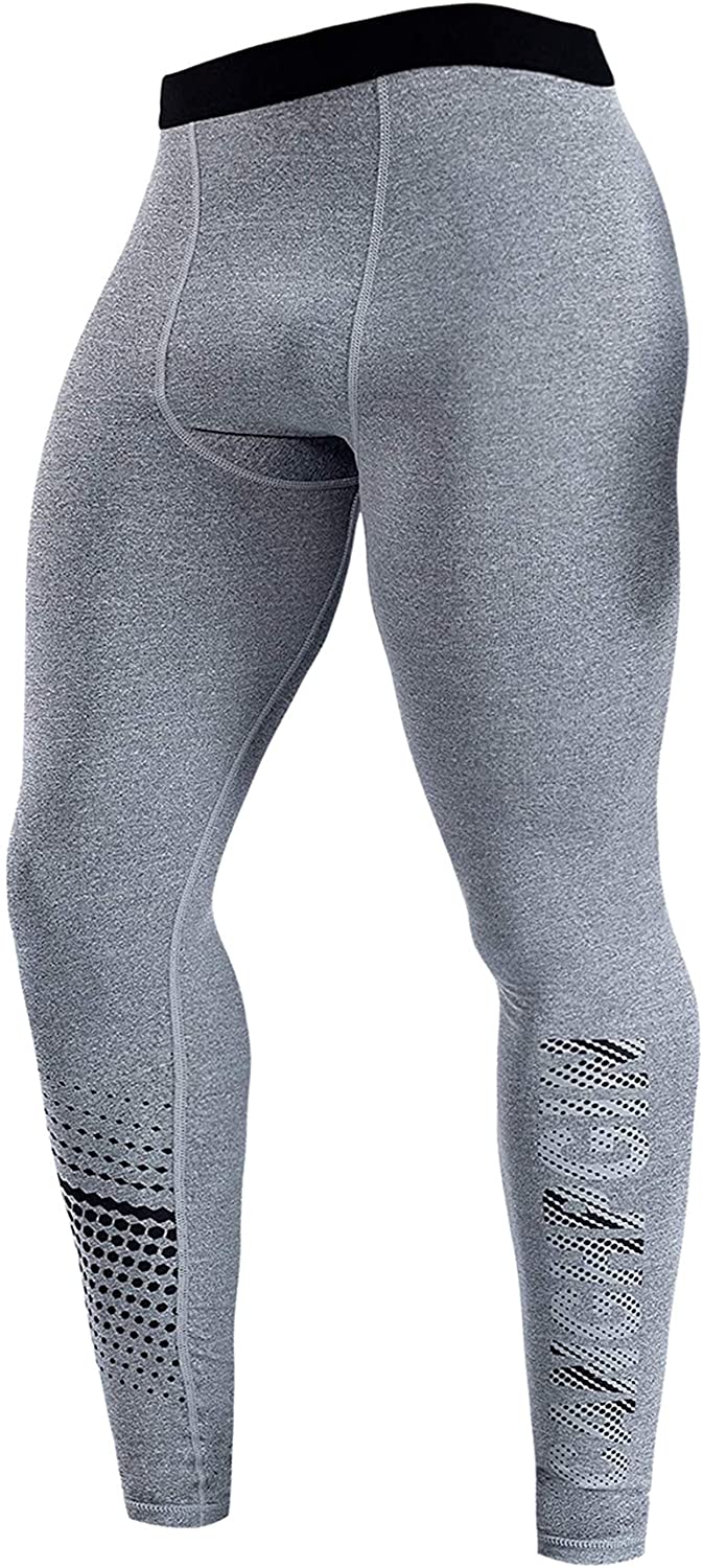 CANGHPGIN Men's Compression Pants Sports Tights for Men Gym