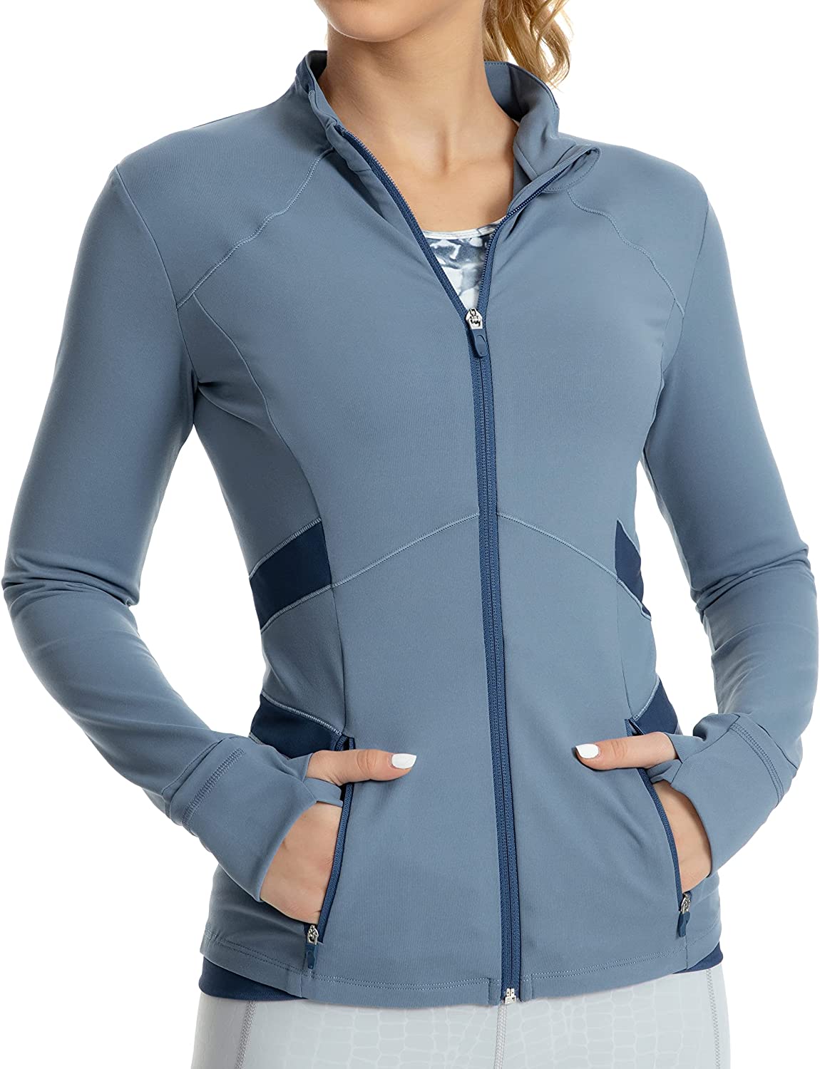 QUEENIEKE Women's Sports Jacket Slim Fit Running Jacket Cottony-Soft  Handfeel 60 | eBay