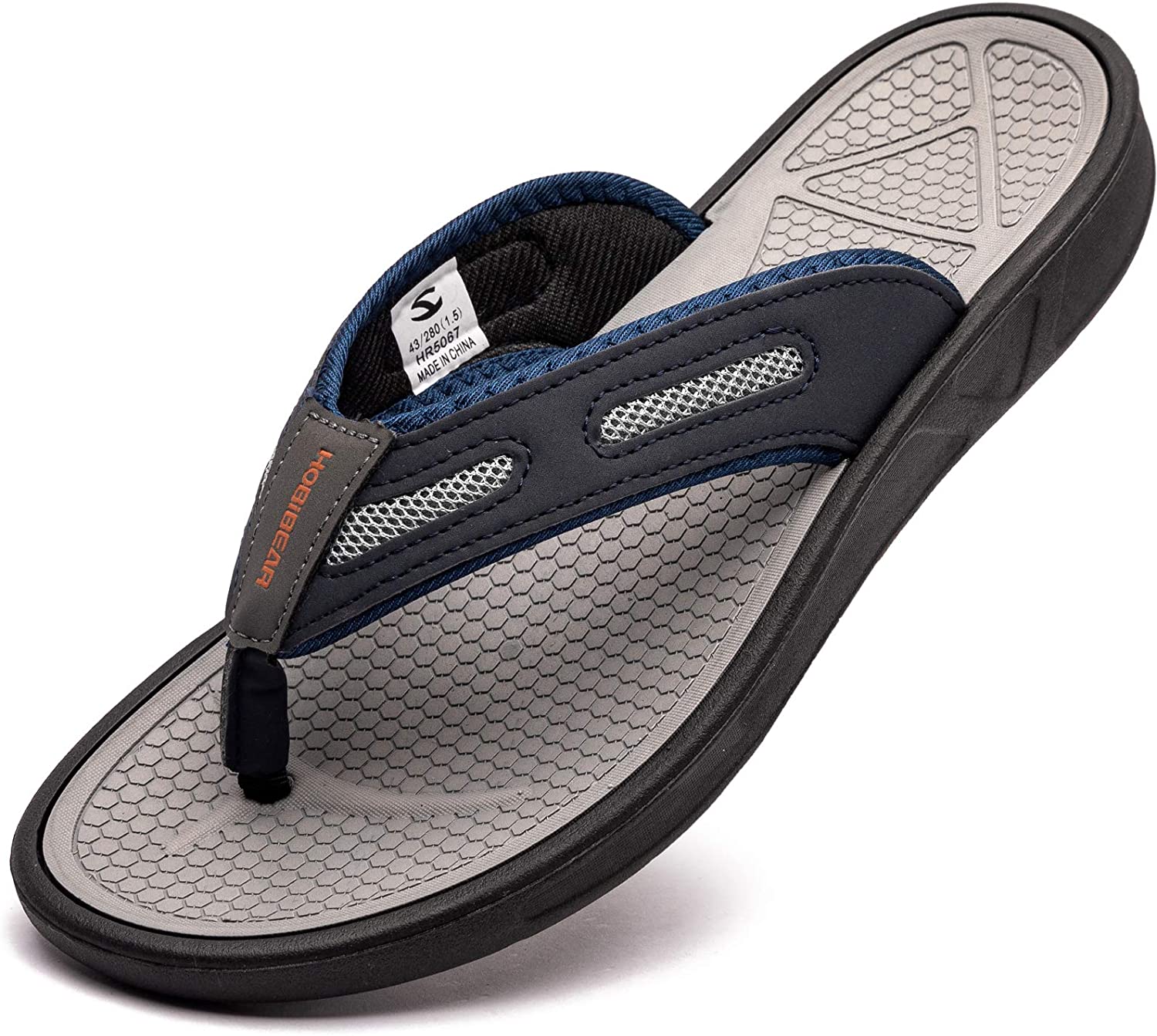 JHFEAW Flip Flop Mens Indoor and Outdoor Beach Thong Sandals 