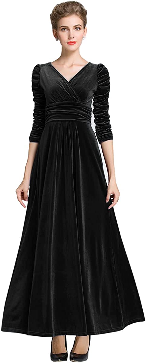 Velvet hotsell maxi gown