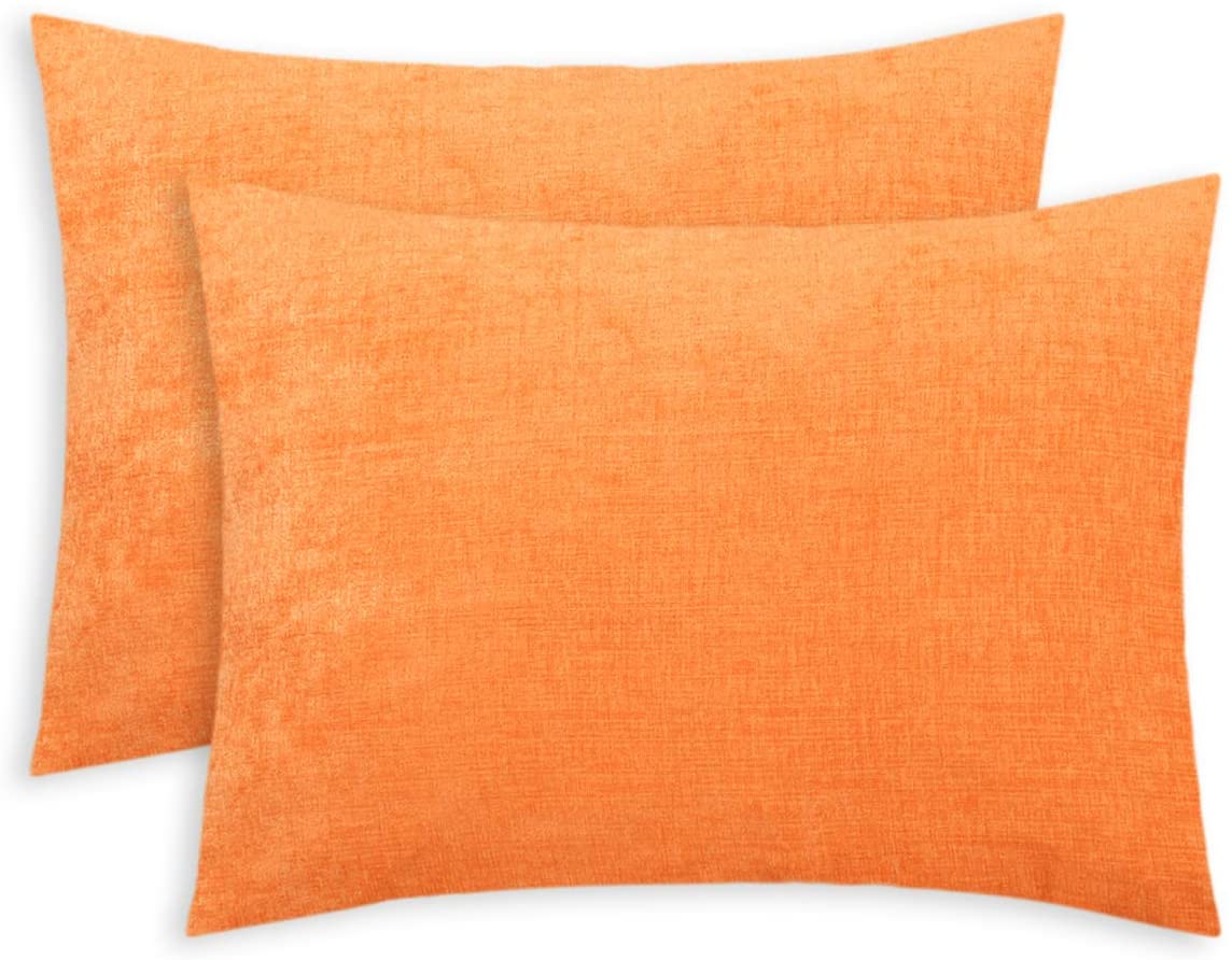 CaliTime Pack of 2 Comfy Throw Pillow Covers Cases for Couch Sofa