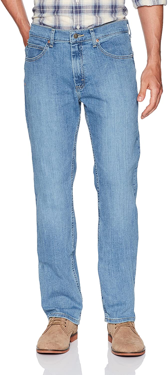 Lee Mens Relaxed Fit Straight Leg Jean Pants