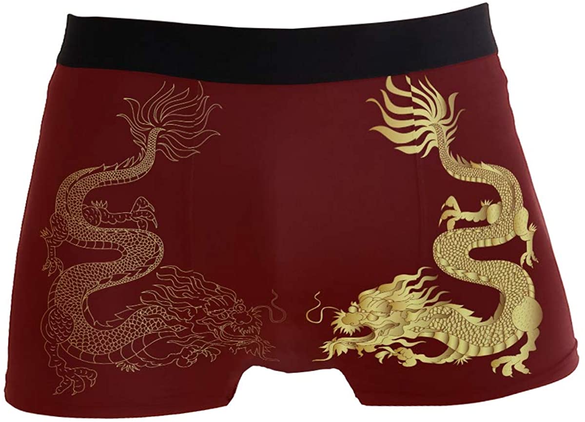 ZZKKO Cool Crocodile Mens Boxer Briefs Underwear Breathable Stretch Boxer  Trunk With Pouch Small Yellow at  Men's Clothing store