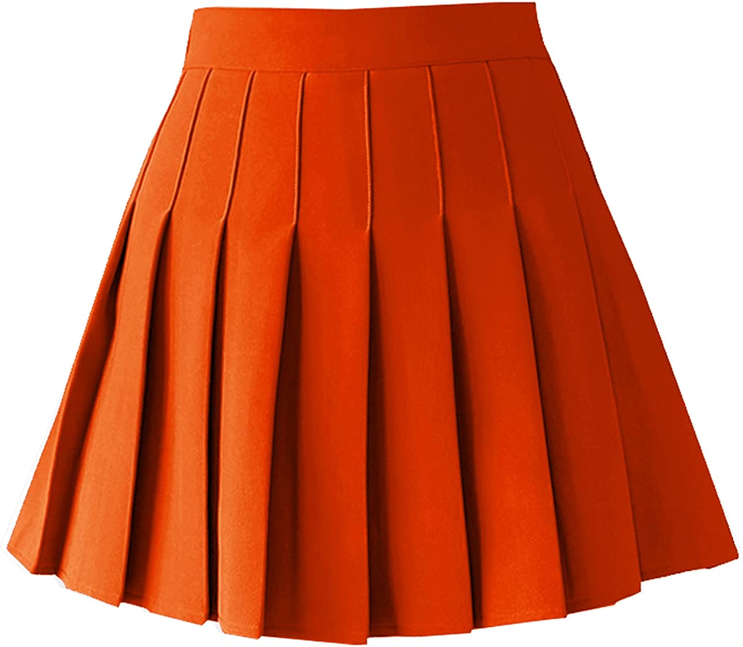 high TONCHENGSD Women's High Waist Pleated Mini Skirt Skater Tennis Skirt  (Royal Blue, M) at  Women's Clothing store