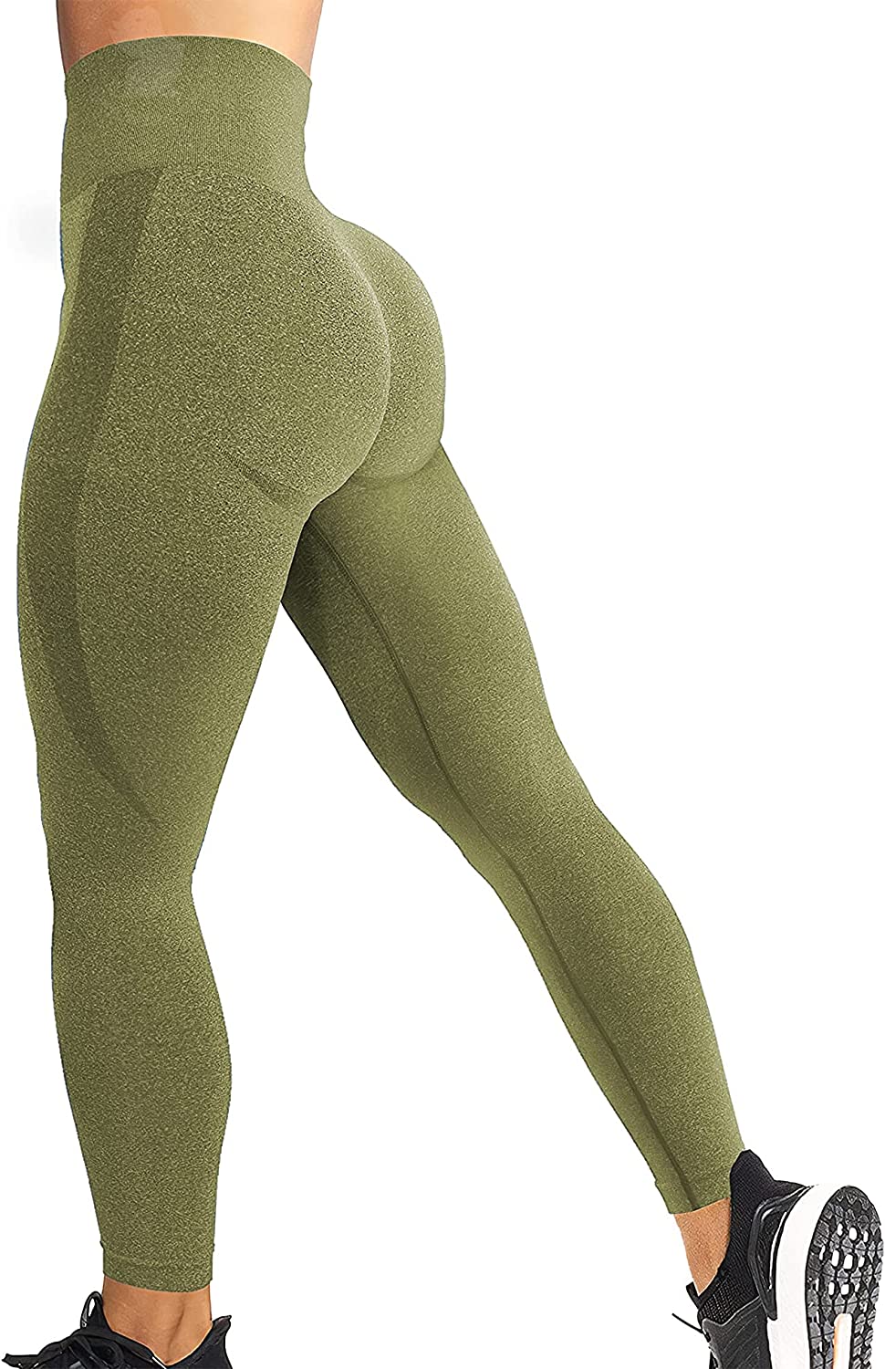 Paragon High Rise Best Friend Seamless Green Gym Yoga Pants