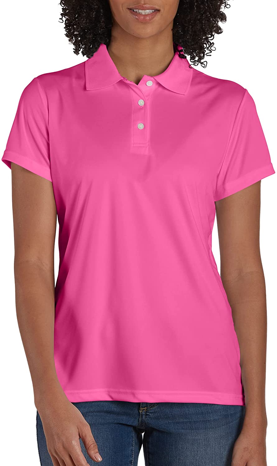 Hanes Sport Women's Cool DRI Performance Polo Shirt, Moisture-Wicking