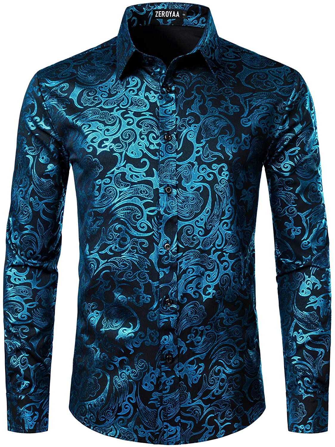 Blue Paisley Shirt Outfits For Men (22 ideas & outfits)