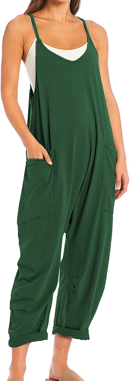 Jumpsuits for Women Casual, Wide Leg Jumpsuits for Women Spaghetti