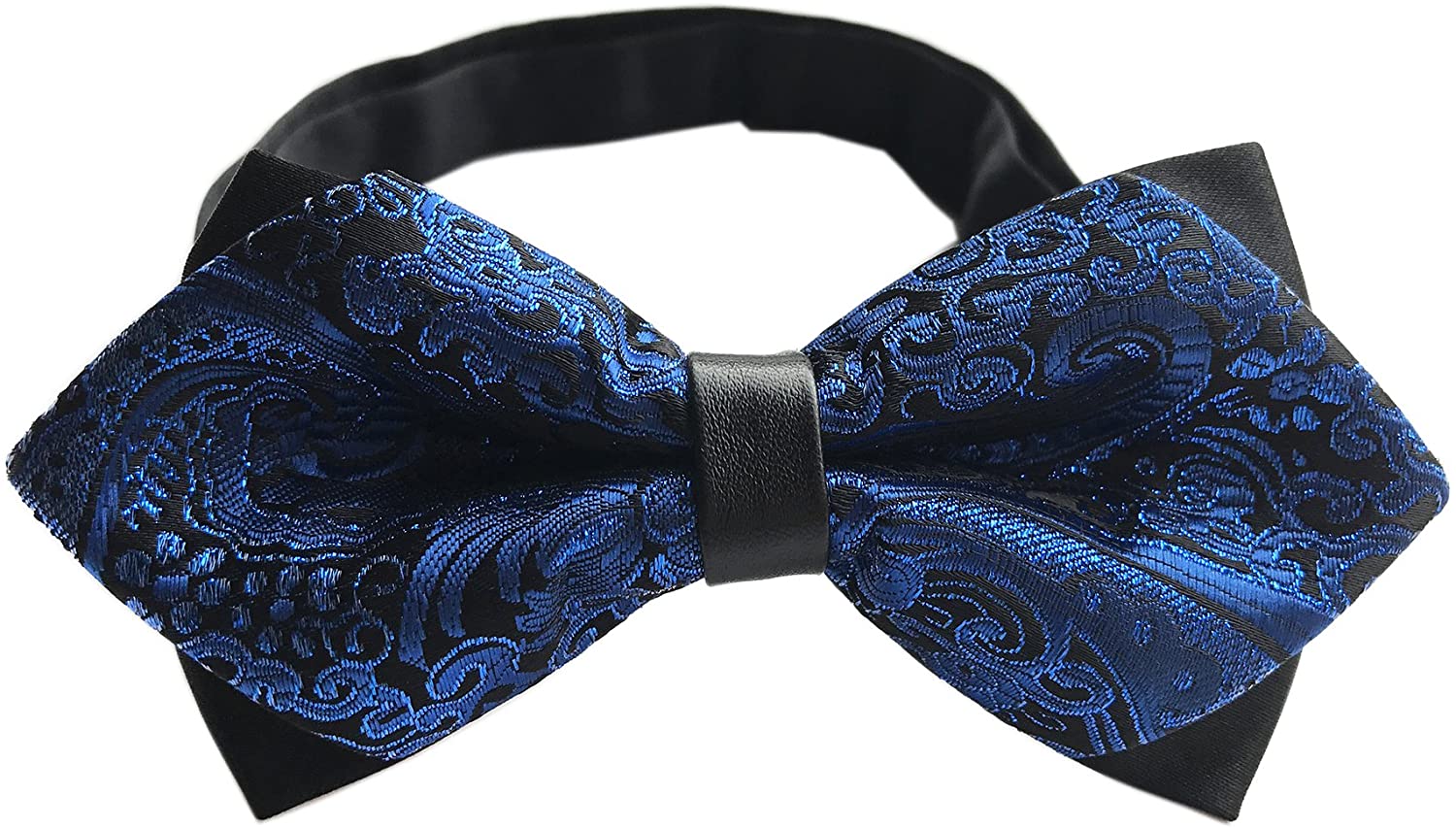 Mens Boys Formal Bow Ties 6 Pack of Solid Color Adjustable Pre Tied Bowties Champagne