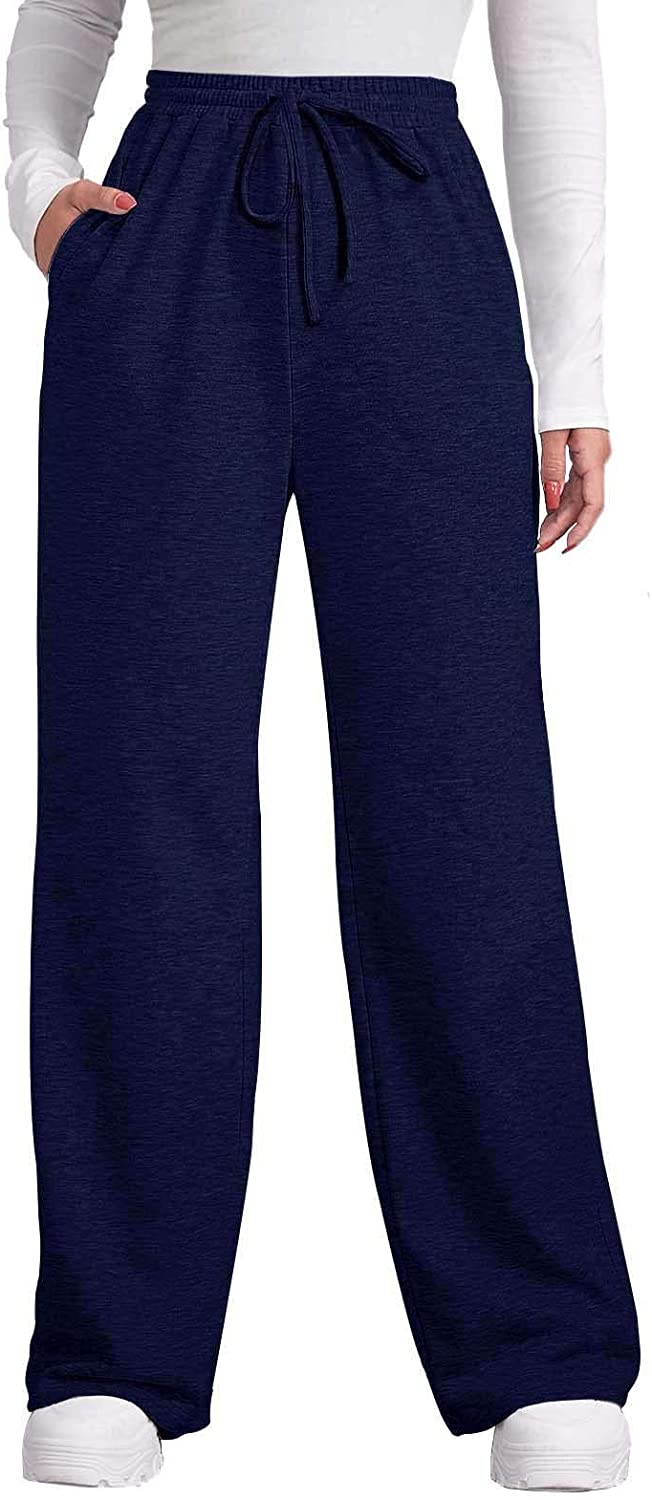 Cheap Women's Pants With Pockets Winter Wide Leg Sweatpants