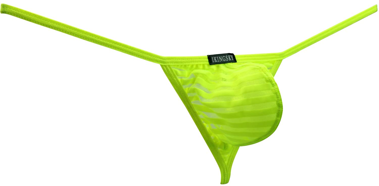 iKingsky Men's Sexy Pouch G String Low Rise Y-Back Thong Underwear | eBay