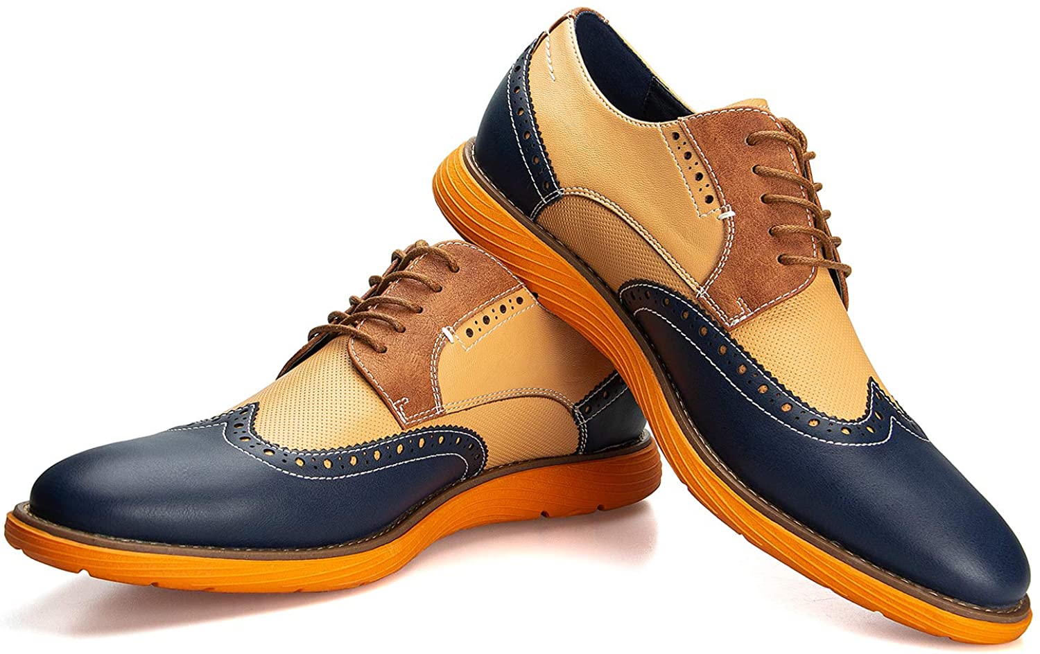 Meijiana Men's Oxford Shoes Dress Shoes Men's Lightweight lace-up Fashion Shoes 