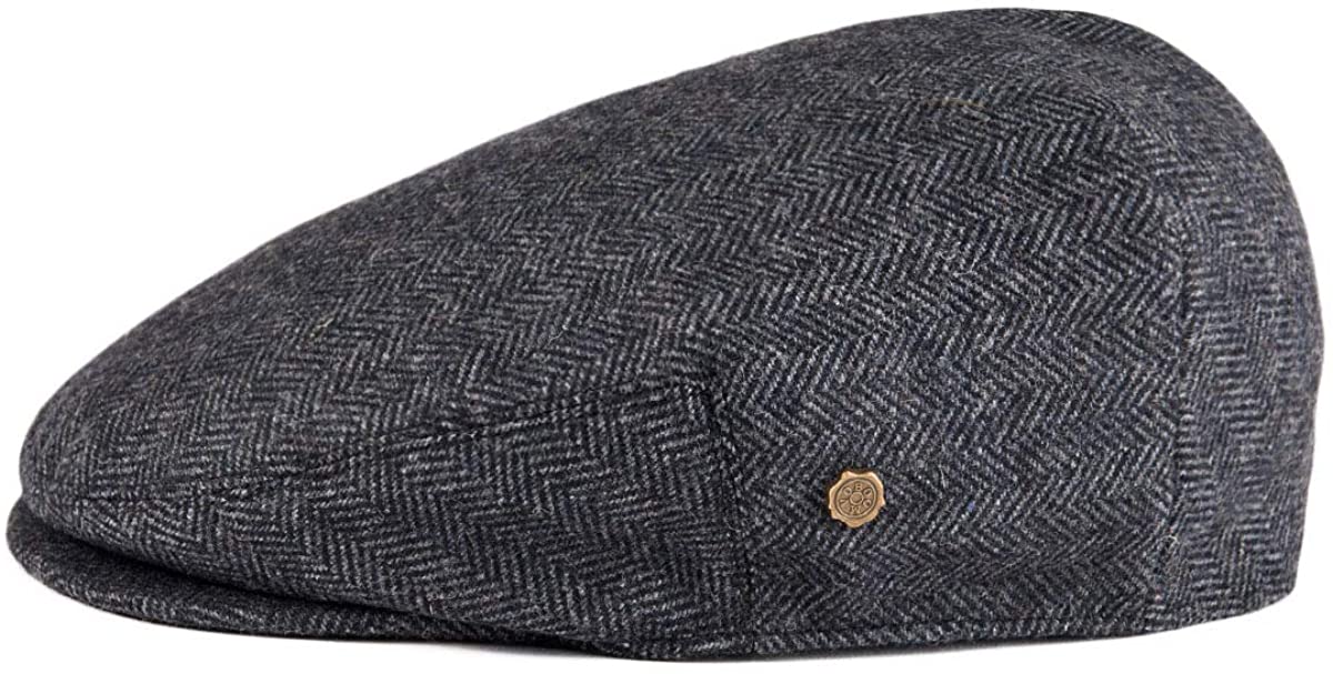 wool blend flat cap