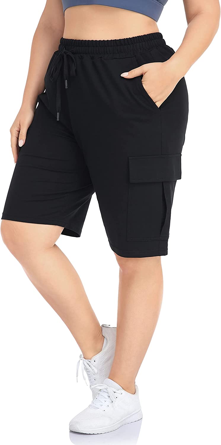 Buy ZERDOCEAN Women's Plus Size Hiking Shorts Lightweight Quick Dry Outdoor  Athletic Shorts Zipper Pockets Online at desertcartCyprus