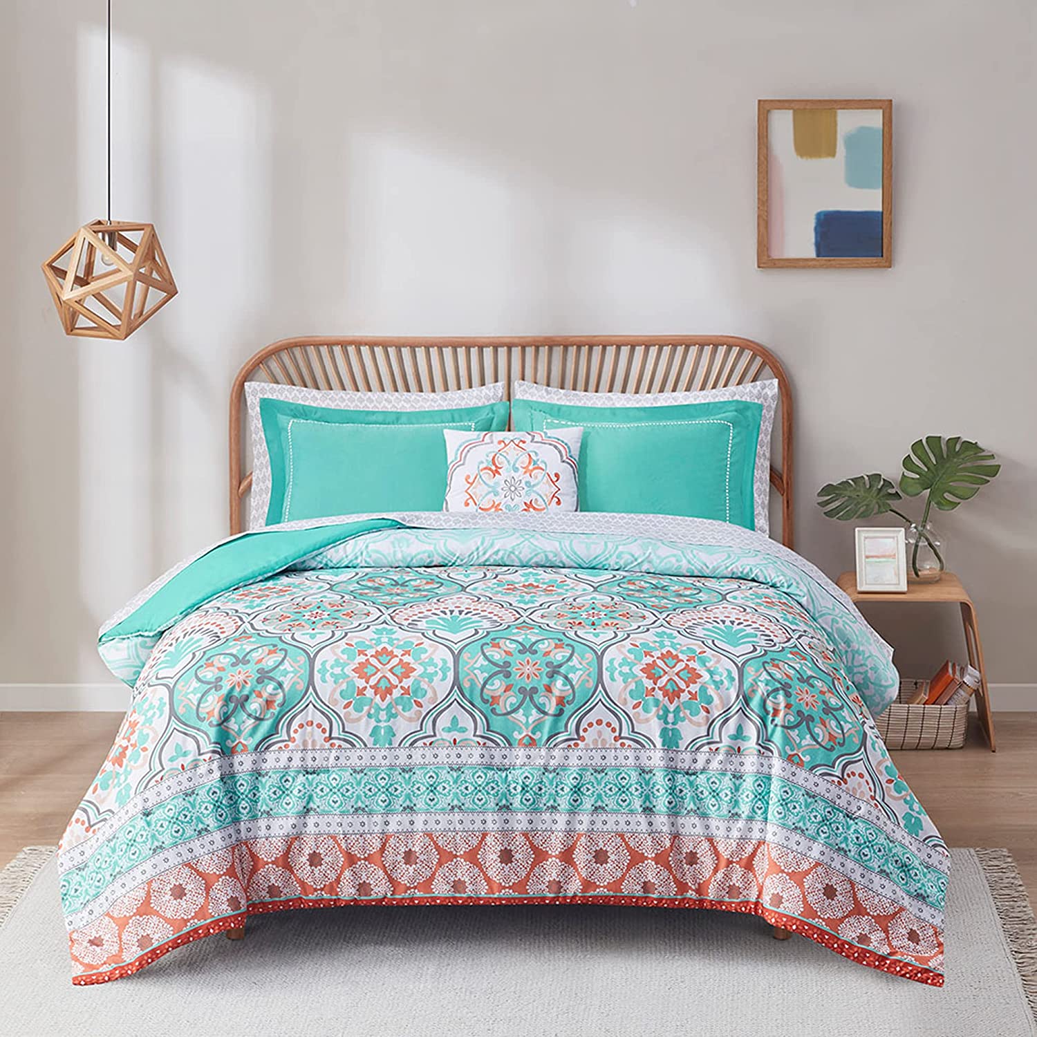 boho comforters full