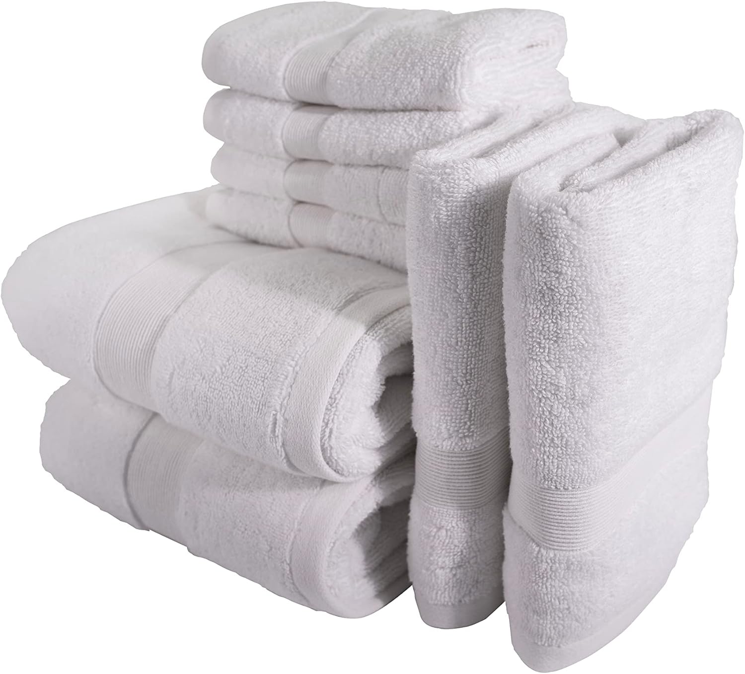 8-Piece Luxury Turkish Towel Set