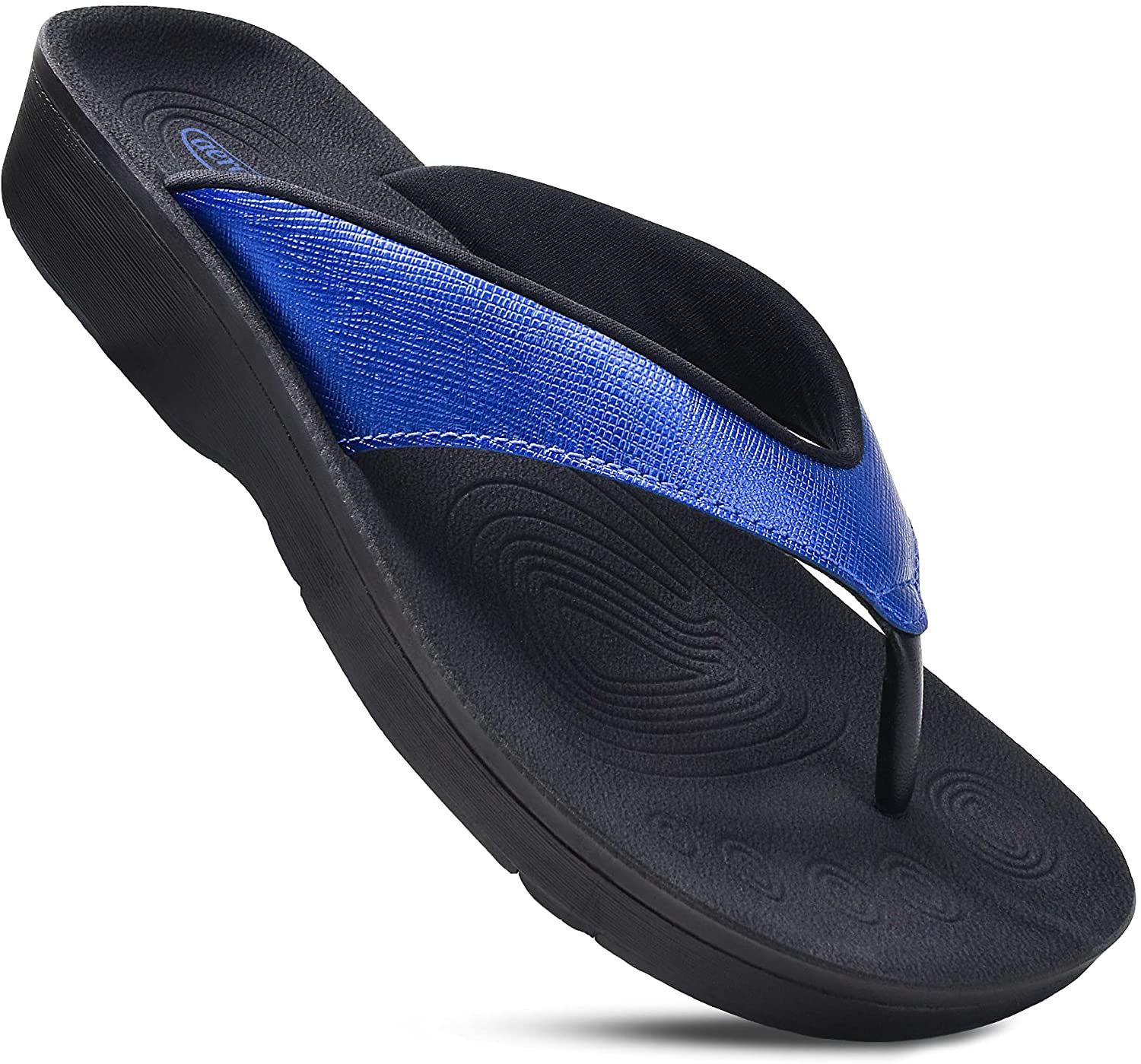 Aerothotic original orthotic comfort thong style flip flops sandals for women with clearance arch support for comfortable walk