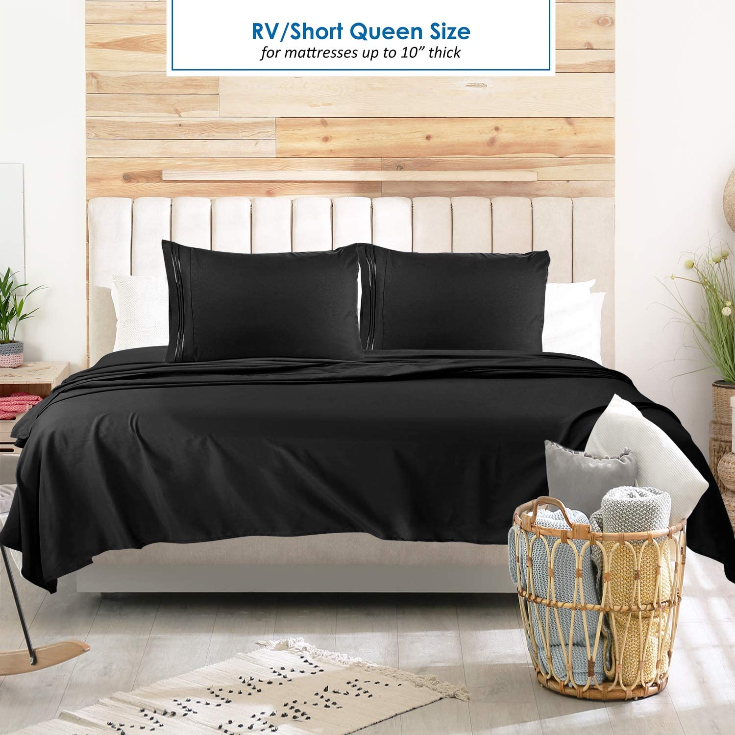 short queen sheet sets