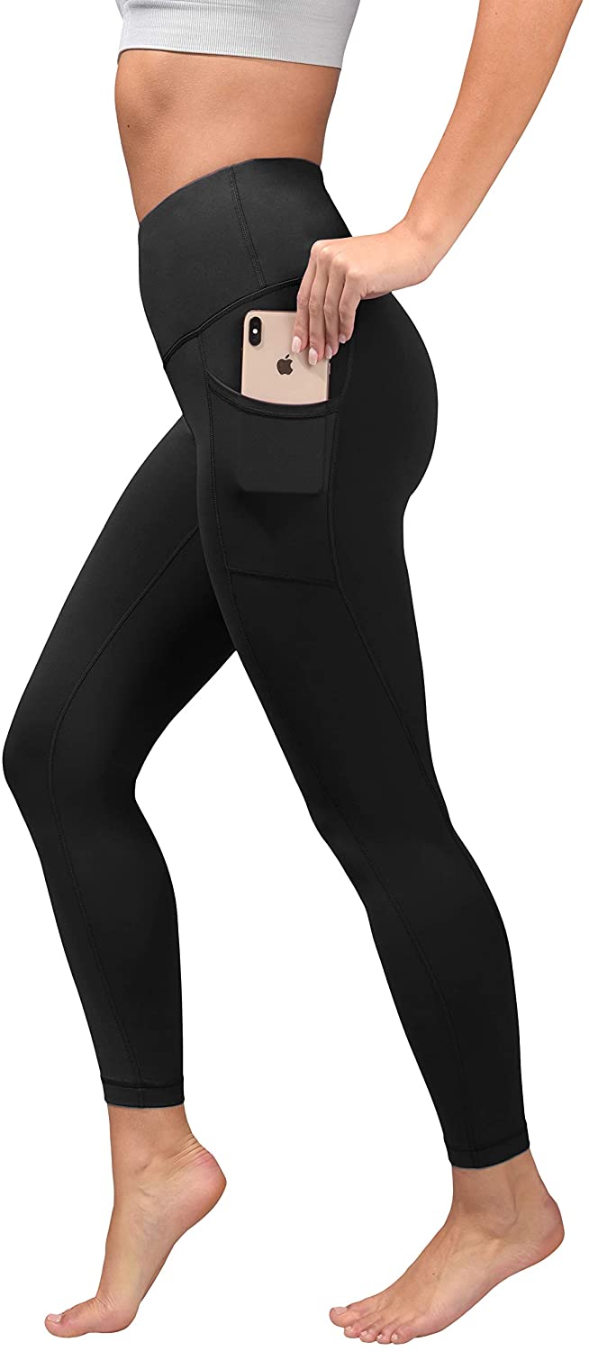 Yogalicious High Waist Ultra Soft 7/8 Ankle Leggings with Pockets