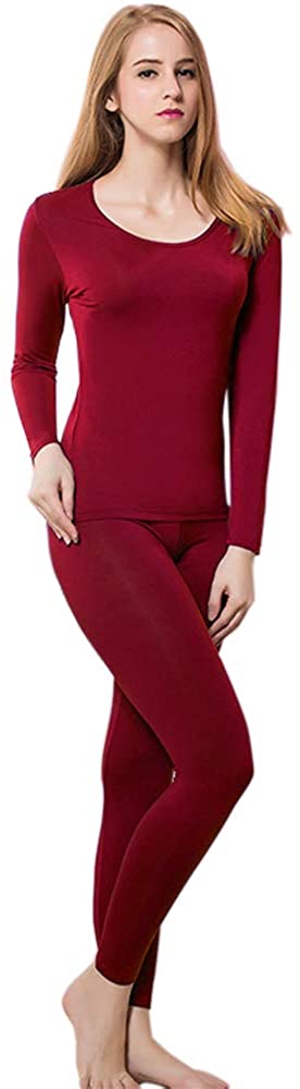 HEROBIKER Women's Thermal Underwear Set Ultra Soft Top & Bottom Base Layer  Long