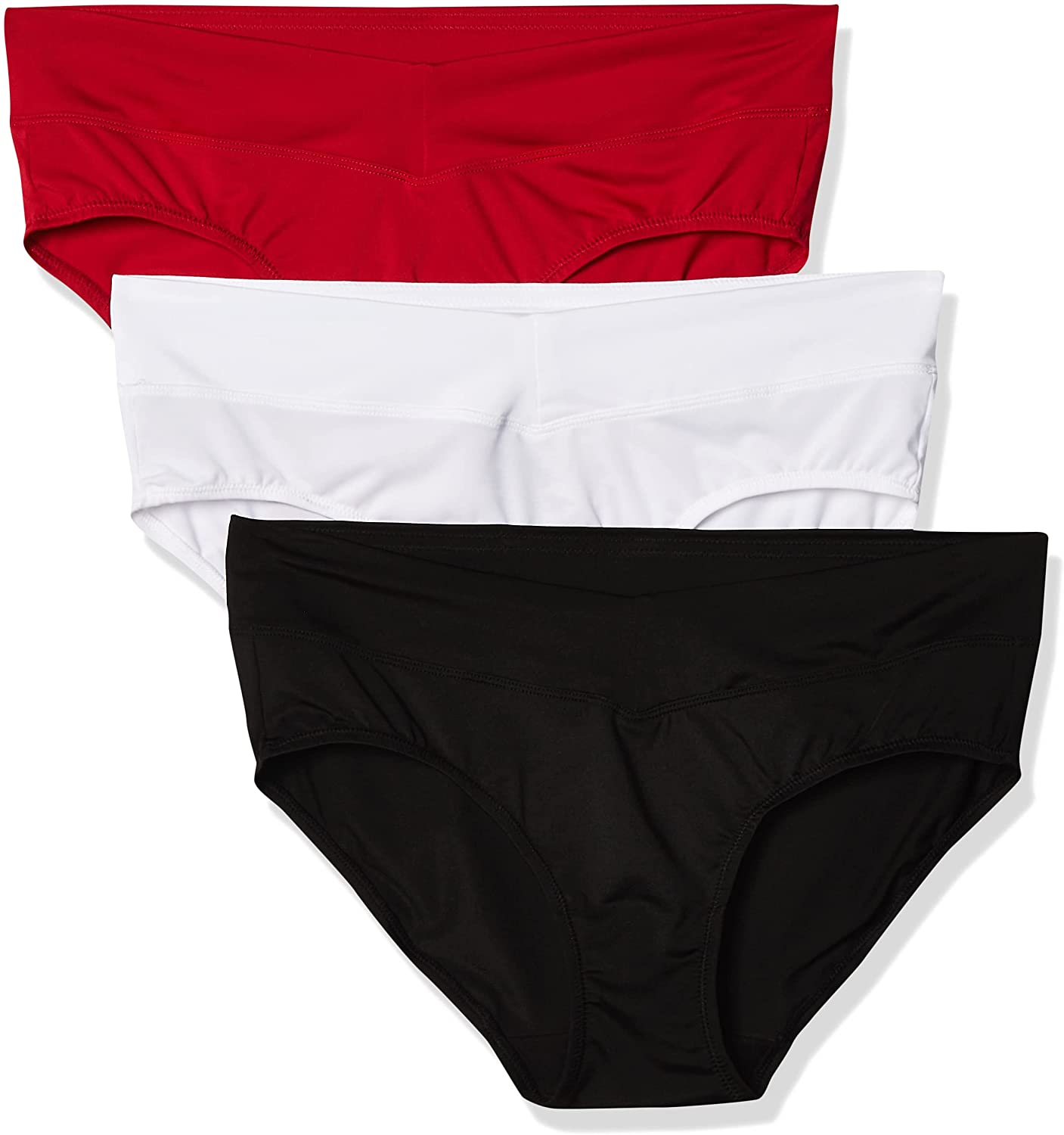 Warner's womens Blissful Benefits No Muffin Top 3 Pack Hipster Panties