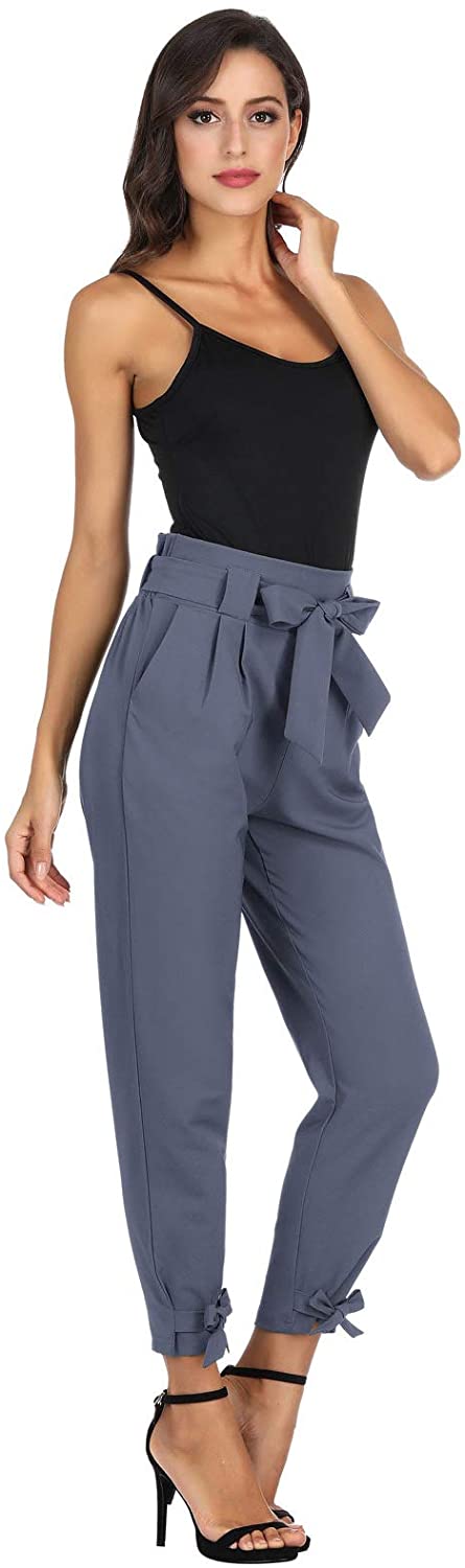 GRACE KARIN Womens Casual High Waist Pencil Pants with Bow-Knot Pockets for  Work