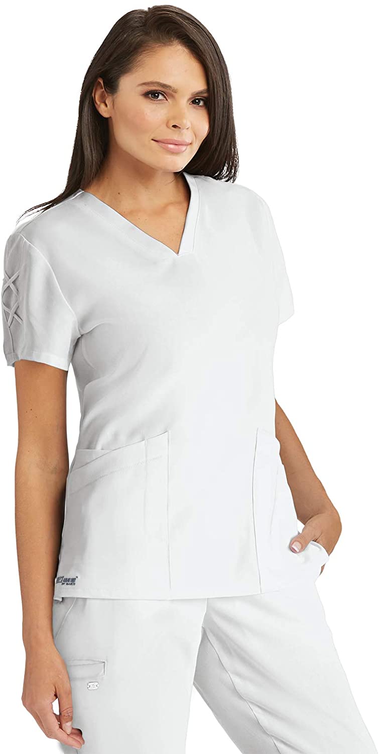 Super-Soft Medical Scrub Top Grey's Anatomy Signature Astra Top for Women 